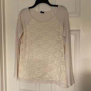 Faded Glory lace shirt